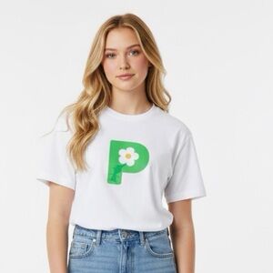 Nintendo White Pikmin Logo Short Sleeve T Shirt Osaka Limited Unisex Size M